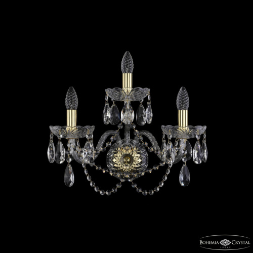 Бра хрустальные 1402B/2+1/195/XL G Bohemia Ivele Crystal (Богемия Ивеле Кристалл)