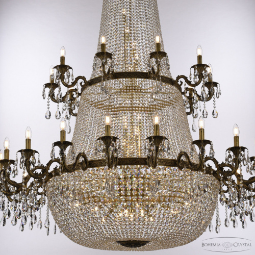 Люстра хрустальная AL2111H201/20+10/160OL/2D AGB Bohemia Ivele Crystal (Богемия Ивеле Кристалл) фото 2 Люстра хрустальная AL2111H201/20+10/160OL/2D AGB Bohemia Ivele Crystal (Богемия Ивеле Кристалл) фото 2