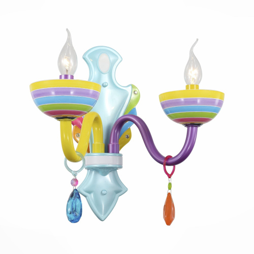 SL672.781.02 Бра ST-Luce Разноцветный/Разноцветный E14 2*40W ORNATO фото 7