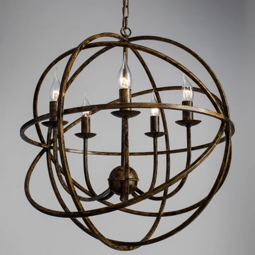 Подвесная люстра Arte Lamp KOPERNIK A1703SP-5BR фото 2 Подвесная люстра Arte Lamp KOPERNIK A1703SP-5BR фото 2