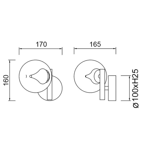 Бра Mantra Andromeda 9553 фото 3 Бра Mantra Andromeda 9553 фото 3