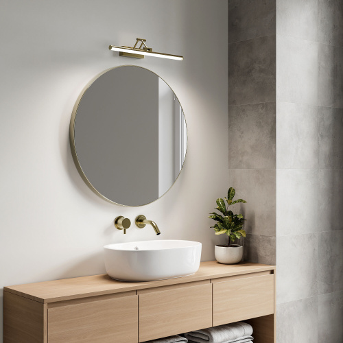 Светильник настенный светодиодный Monza бронза/латунь 40128/LED фото 2