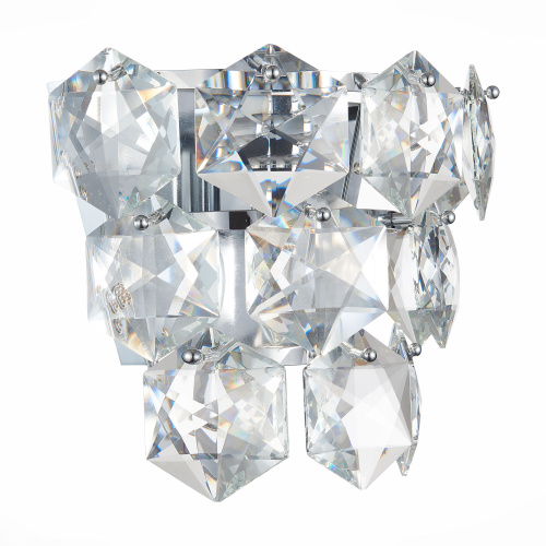 SL1631.101.01 Бра ST-Luce Хром/Прозрачный E14 1*40W VITERBO фото 2 SL1631.101.01 Бра ST-Luce Хром/Прозрачный E14 1*40W VITERBO фото 2