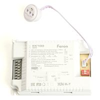 Блок аварийного питания для светильников Feron EK100 до 100W подключение "в разрыв" АКБ внутри корпуса