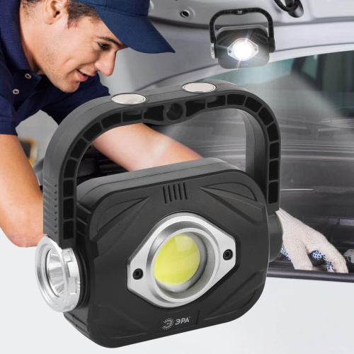 Фонарь-прожектор светодиодный ЭРА Альфа от батареек 400 лм PB-701 Б0052316 фото 10