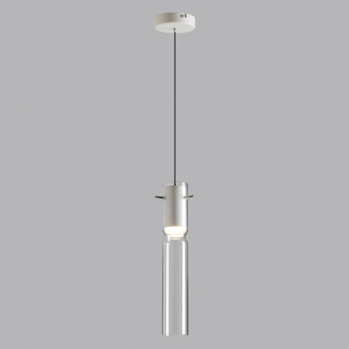 5058/5LB PENDANT ODL24 385 белый/прозрачный/металл/стекло Подвес LED 5W 3000K SCROW фото 2