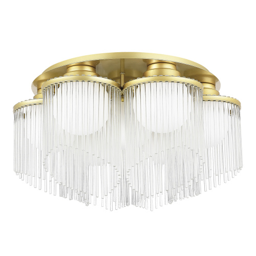 SL1511.202.07 Люстра потолочная ST-Luce Золотистый/Белый E27 7*60W ALLEGRO фото 4 SL1511.202.07 Люстра потолочная ST-Luce Золотистый/Белый E27 7*60W ALLEGRO фото 4