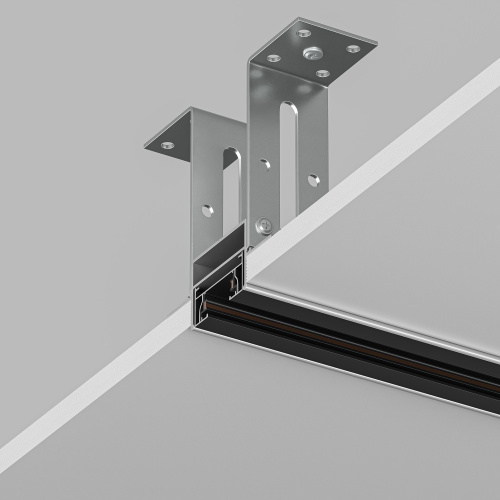 TR3020-AL Закладной профиль для встраиваемого монтажа однофазного трека 2м фото 4