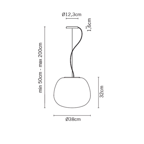 Подвесной светильник Lumi Mochi d38 фото 3 Подвесной светильник Lumi Mochi d38 фото 3