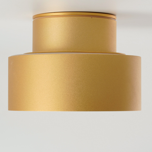 Светильник потолочный Feron HL367 Barrel AURA 12W, 230V, GX53, золото IP44 фото 5