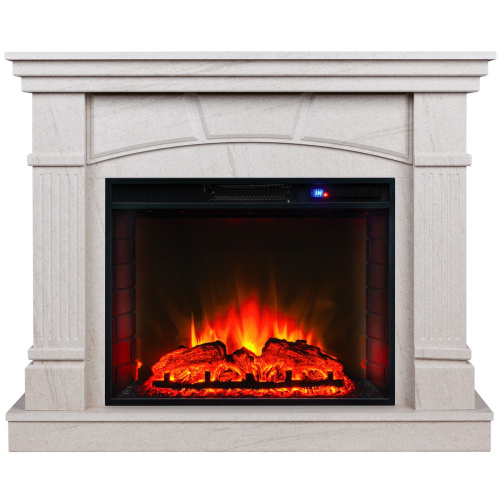 Каминокомплект HISTORY/СИДНЕЙ Натуральный камень с очагом Электроочаг SPARTA 25.5