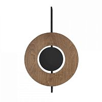 Настенный светильник Nowodvorski Sunset A Dark Wood/Black 7653