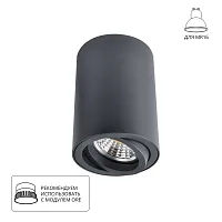 Точечный накладной светильник Arte Lamp SENTRY A1560PL-1BK