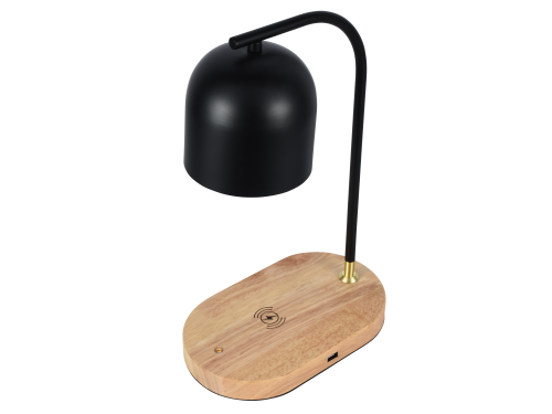 Настольная лампа черная E27 беспроводная зарядка 37см Zortes DESKLIGHT ZRS.1066.01 фото 8