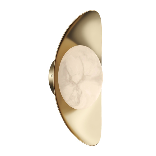 SL6229.201.01 Светильник настенный ST-Luce Золотистый/Алебастр LED 1*7W 3000K PEARL