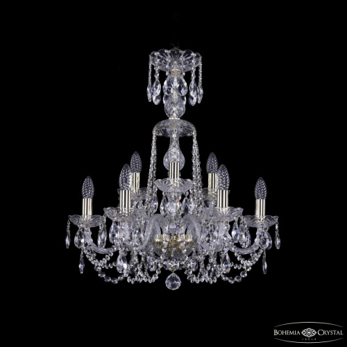 Люстра хрустальная 1402/6+3/195/XL-64 G Люстра хрустальная 1402/6+3/195/XL-64 G