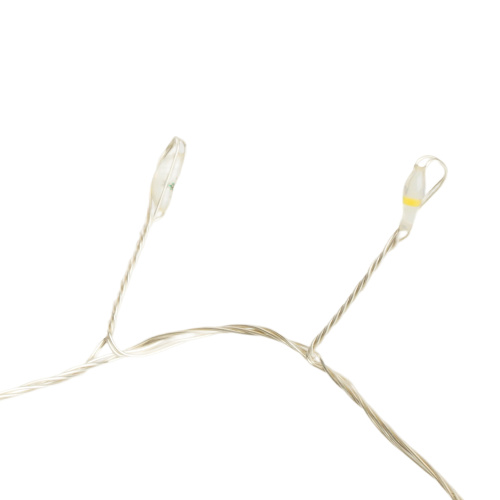 Светодиодная гирлянда Кластер (на проволоке) Feron CL584 линейная 12м 5000К, c питанием от сети 230V, прозрачный шнур фото 2