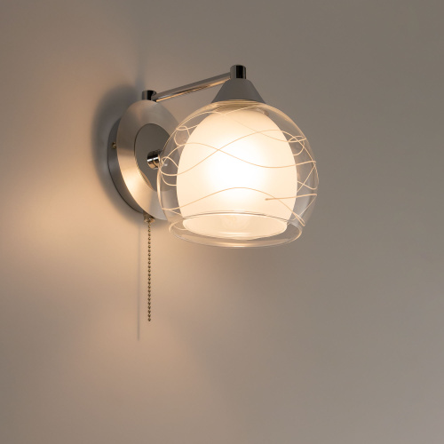 Citilux Буги CL157312 Бра с выключателем Алюминий Хром фото 5 Citilux Буги CL157312 Бра с выключателем Алюминий Хром фото 5