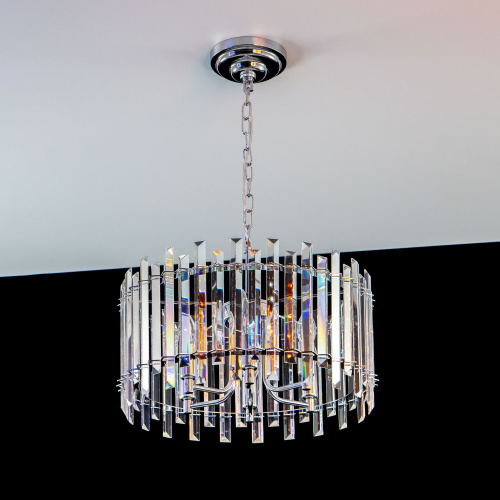 Citilux Ингвар CL334161 Люстра подвесная хрустальная Хром фото 5 Citilux Ингвар CL334161 Люстра подвесная хрустальная Хром фото 5