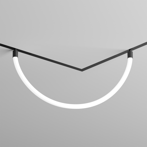 DK8060-BK Гибкий рассеивающий матовый светильник SMART RAY 18W DIM 3000K-6000K, длина плафона 1.5м, черный фото 2