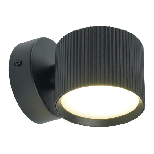 Светильник  настенный Feron HL4580 ARIA 12W, 230V,GX53, черный IP20 фото 4