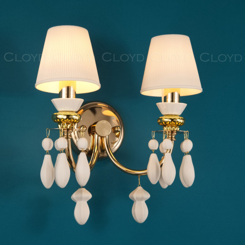 Бра Cloyd LOTTIE-B W2 - белая керамика (арт.20337) фото 2