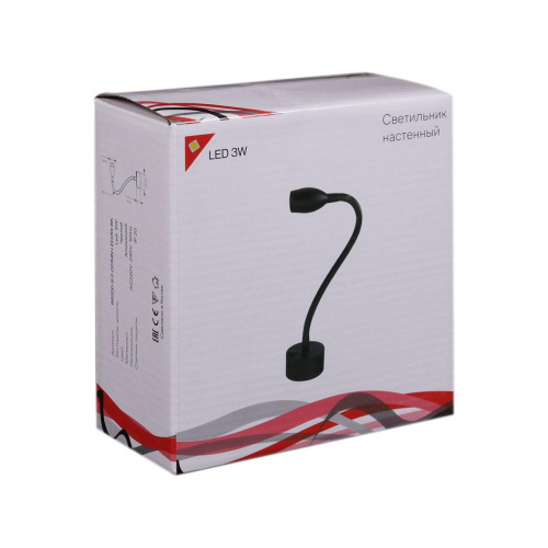 Бра Reluce 86200-9.2-001MN LED3W BK фото 3