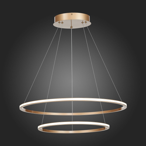 ST604.243.56 Светильник подвесной ST-Luce Золотистый/Белый LED 1*56W 4000K Подвесные светильники фото 2 ST604.243.56 Светильник подвесной ST-Luce Золотистый/Белый LED 1*56W 4000K Подвесные светильники фото 2