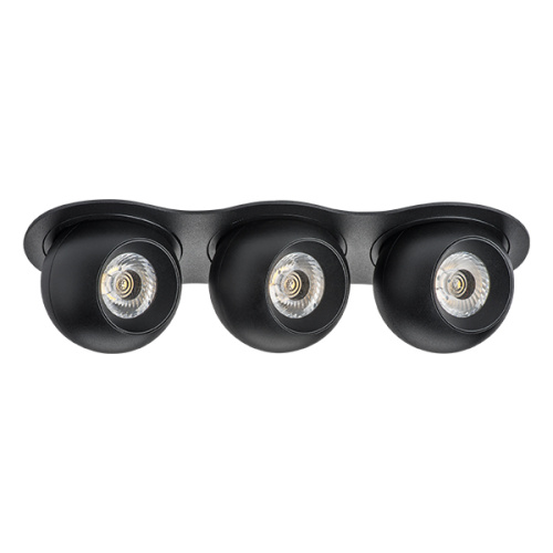 i637727272 Светильник INTERO LED 9W*3 850LM*3 24G ЧЕРНЫЙ 3000K (217637+217072+217072+217072) i637727272 Светильник INTERO LED 9W*3 850LM*3 24G ЧЕРНЫЙ 3000K (217637+217072+217072+217072)