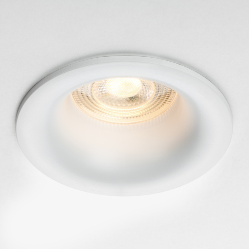 012126 Рамка (светильник) PVC д/LED-модулей 941хх и LED-ламп D50мм LEVIGO ROUND БЕЛЫЙ фото 4