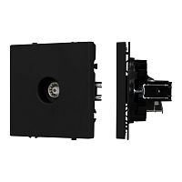 Механизм телевизионной розетки SCT-NOBE-MTV1-SFPL-BK Arlight 054293