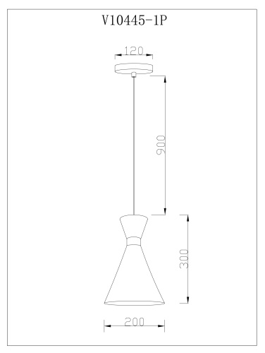 Светильник подвесной Moderli V10445-1P Pesaro фото 2
