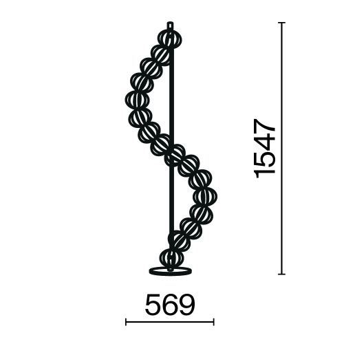 Напольный светильник (торшер) Maytoni MOD216FL-L38G3K фото 6