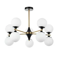 Люстра на штанге Arte Lamp MIMOSA A3649PL-10PB