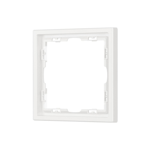 Рамка пластиковая Arlight FRM-NOBE-SFPL-1-WH 054211 Рамка пластиковая Arlight FRM-NOBE-SFPL-1-WH 054211