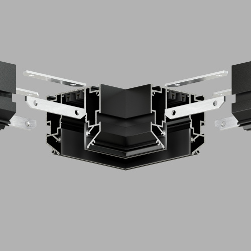 TR2026-BK Угловой элемент 90° трека SMART ONE, алюминий, черный фото 4