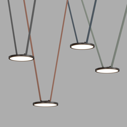 DK5566-BK Cветильник для трека-ремня Belty, серия Flow, со светодиодом, D168*H29.5мм, 48V DC, 10W, RA90, 120°, 4000K, IP20, черный, алюминий фото 4