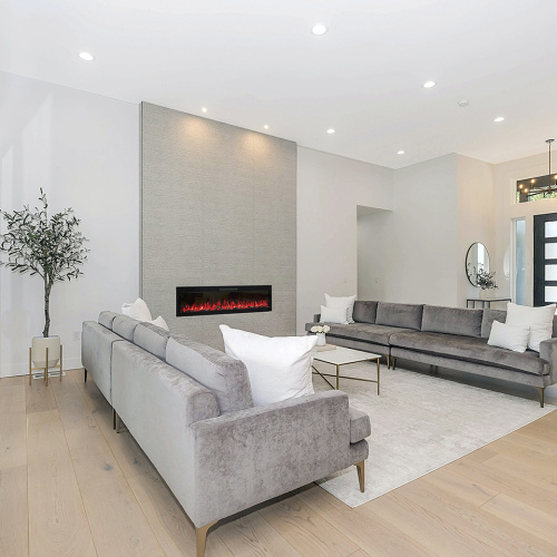 Электроочаг RealFlame Diamond 60, с муляжом дров и кристаллами фото 5