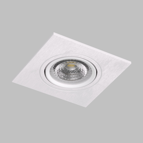 DK3021-WH Встраиваемый светильник, IP 20, 10 Вт, GU5.3, LED, белый, пластик фото 3