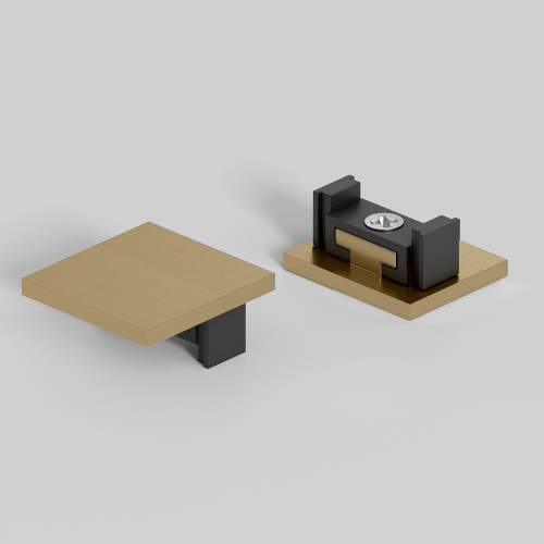 Brass Line Заглушки для накладного шинопровода латунь 2шт 85230/00 фото 6