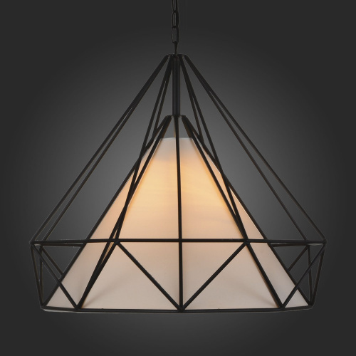 SL233.403.01 Светильник подвесной ST-Luce Черный/Черный, Белый E27 1*60W PALIEDRO фото 3