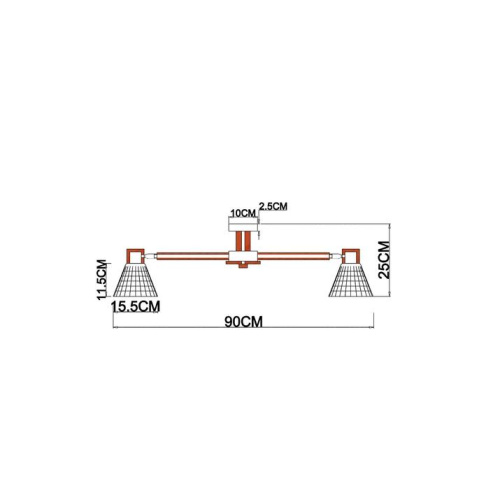 Потолочная люстра Arte Lamp Meleph A4096PL-8BR фото 5 Потолочная люстра Arte Lamp Meleph A4096PL-8BR фото 5
