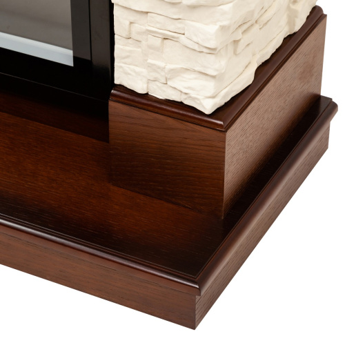 Электрокамин RealFlame Michigan 42/BV NT орех с очагом Saphir 42 фото 5