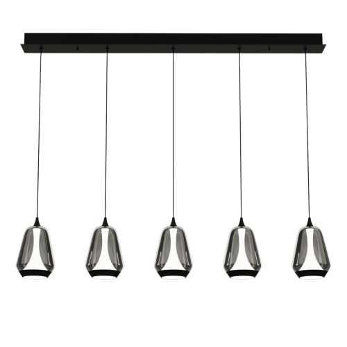 Подвесной светильник MD24001011-5B black/smoky