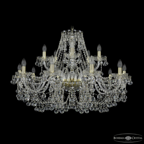 Люстра хрустальная 1409/10+5/360 G Люстра хрустальная 1409/10+5/360 G