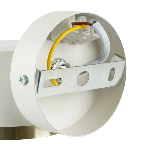 Светильник  настенный Feron HL4598  Barrel DUET 12W, 230V,GX53, белый + золото IP20 фото 5