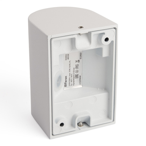 Светильник садово-парковый Feron DH014,на стену, GU10 230V, белый фото 6