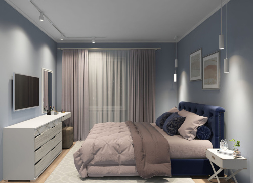 TR1001-WH Шинопровод однофазный, 1 м, белый, заглушки в комплекте фото 2