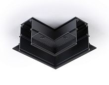 Коннектор угловой 90° для встраиваемого шинопровода под ГКЛ 12.5мм Magnetic 20 48В черный