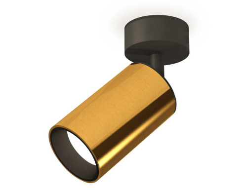 Комплект накладного светильника Ambrella light Techno Spot XM6327020 PYG/SBK золото желтое полированное/черный песок (A2210, C6327, N6111)